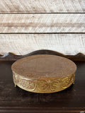 Short Golden-Bronze Dessert Display