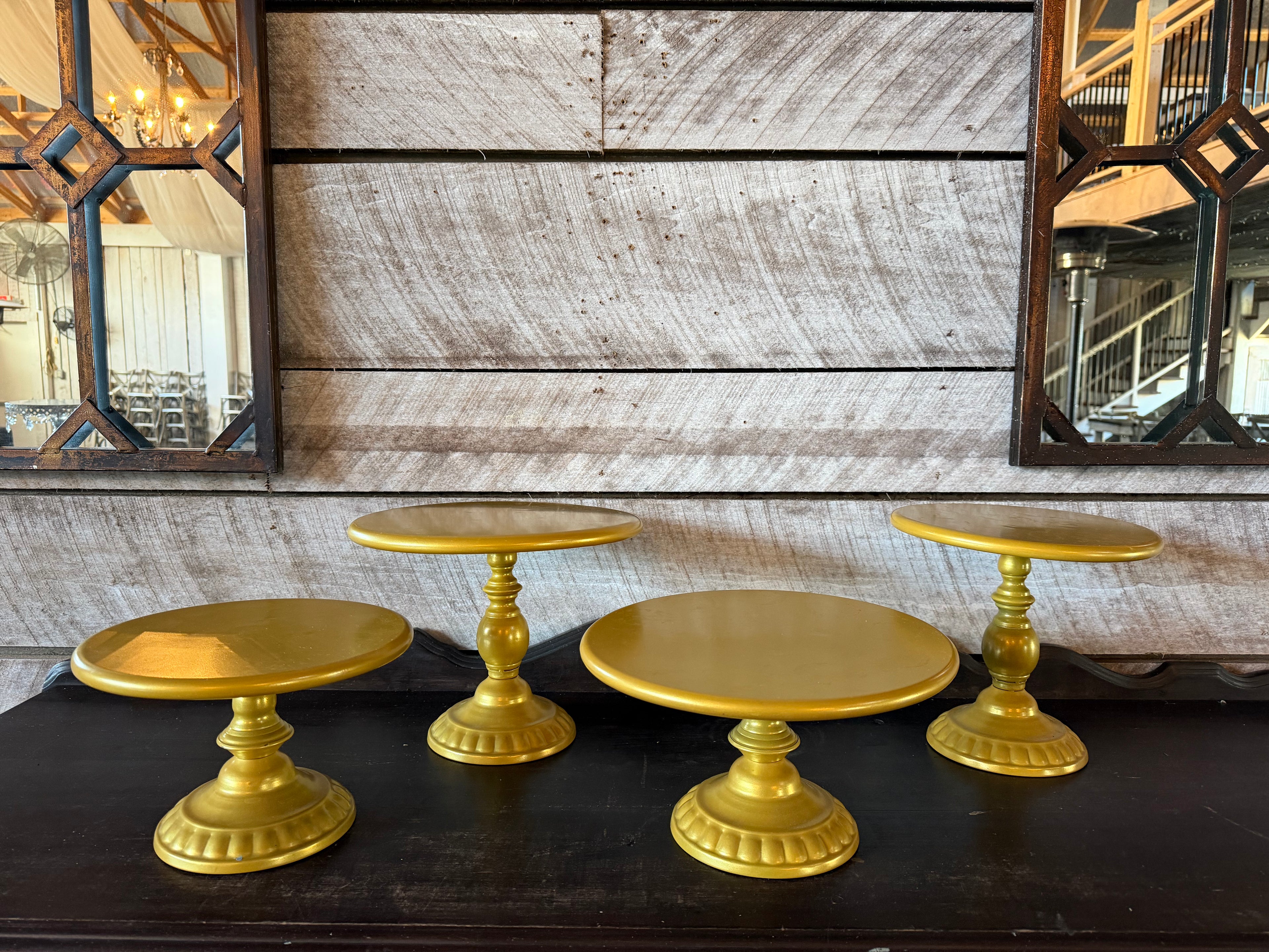 Yellow Gold Dessert Displays