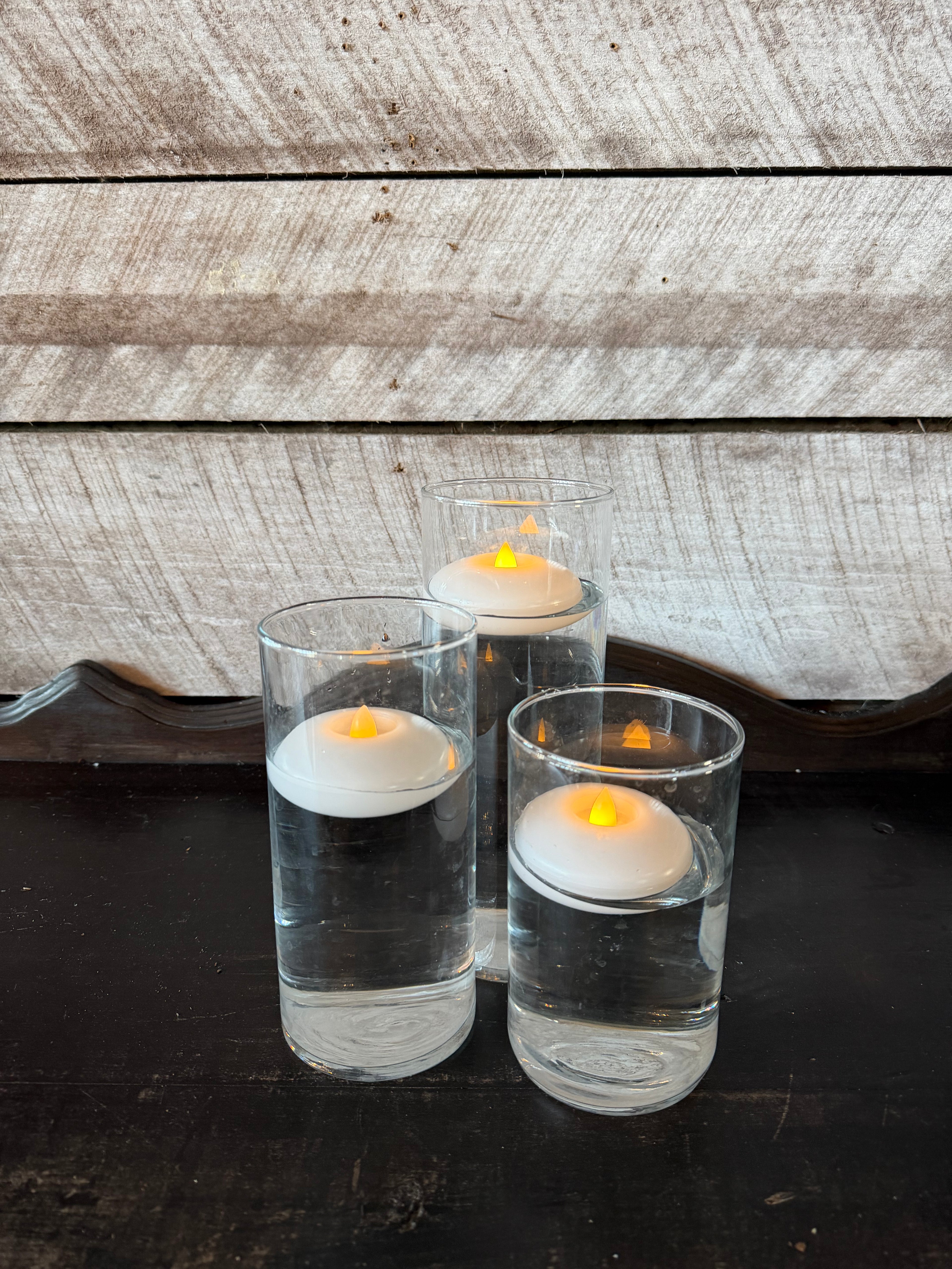 Flameless Floating Candles