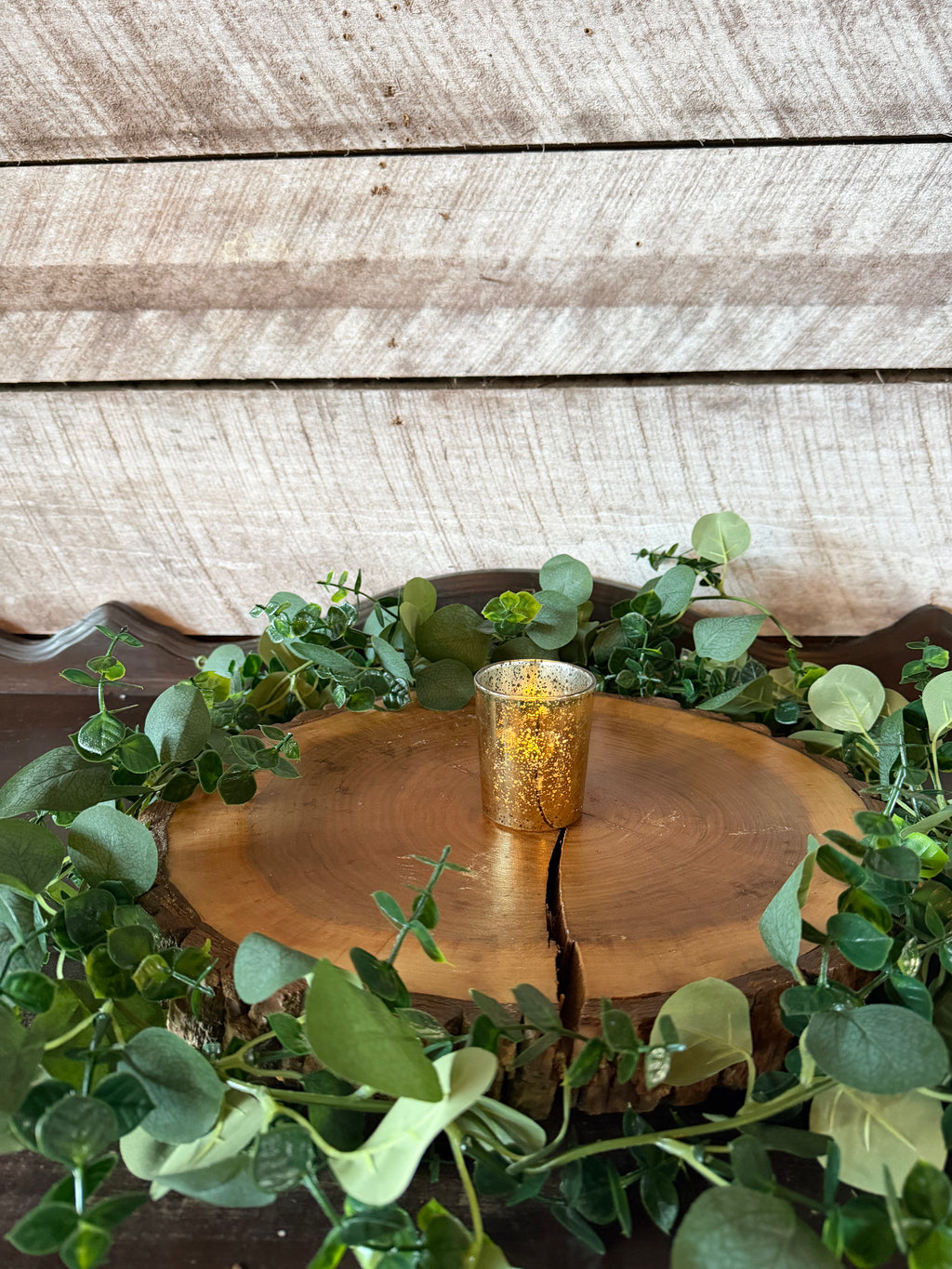 Glass Gold Votives