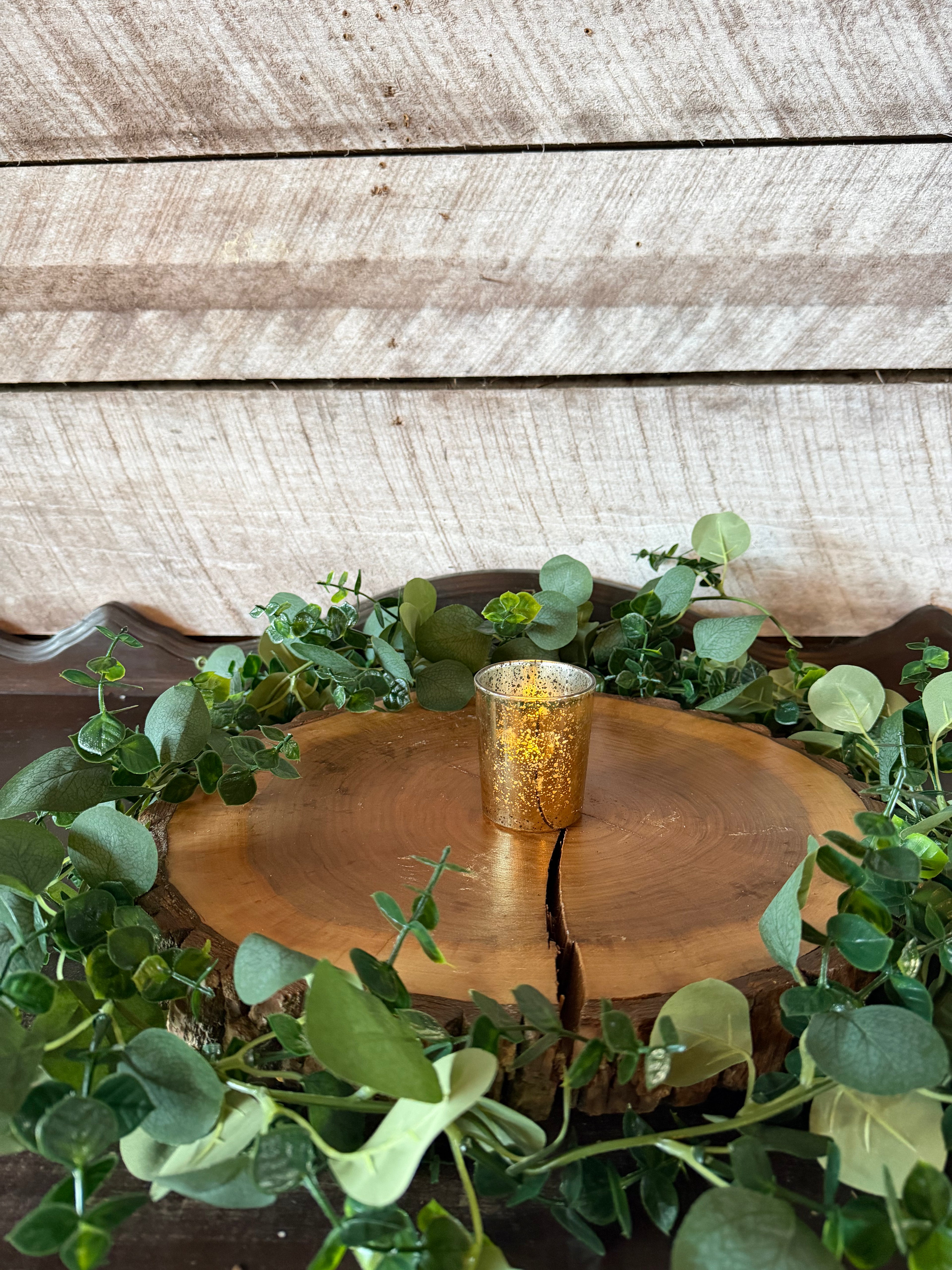 Glass Gold Votives