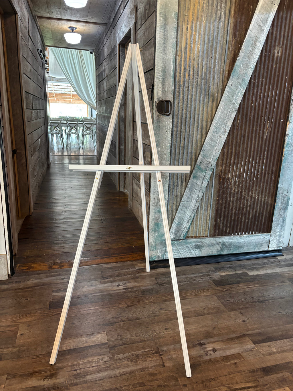 Large White Wooden Easel