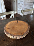 Log Slab Centerpieces