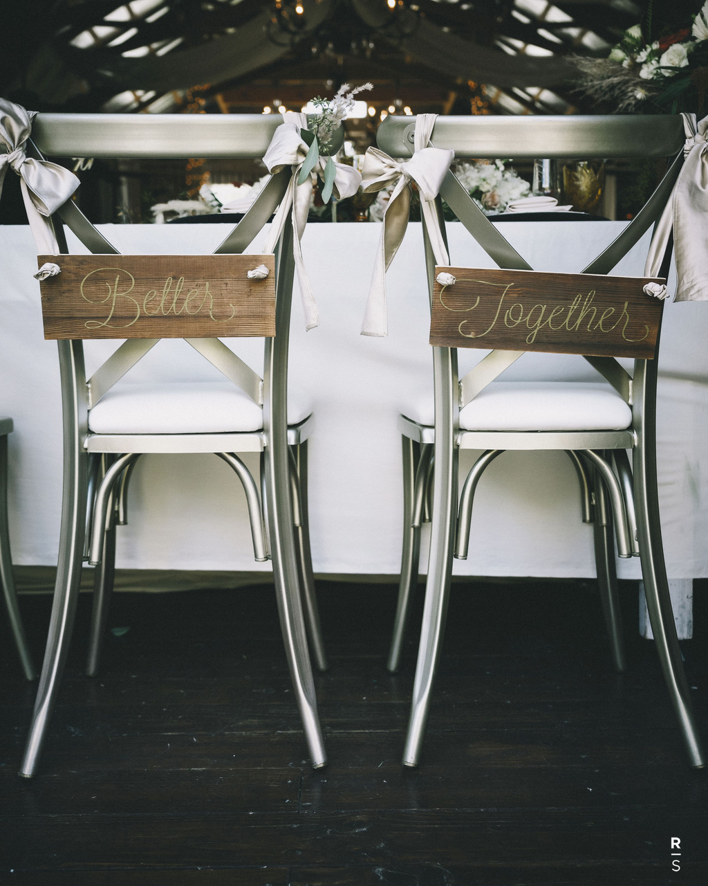 Better Together Chair Signs