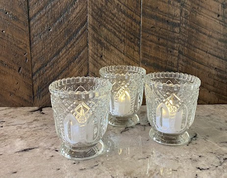 Clear Crystal Votives
