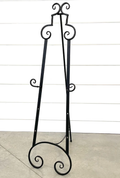 Large Black Metal Easel