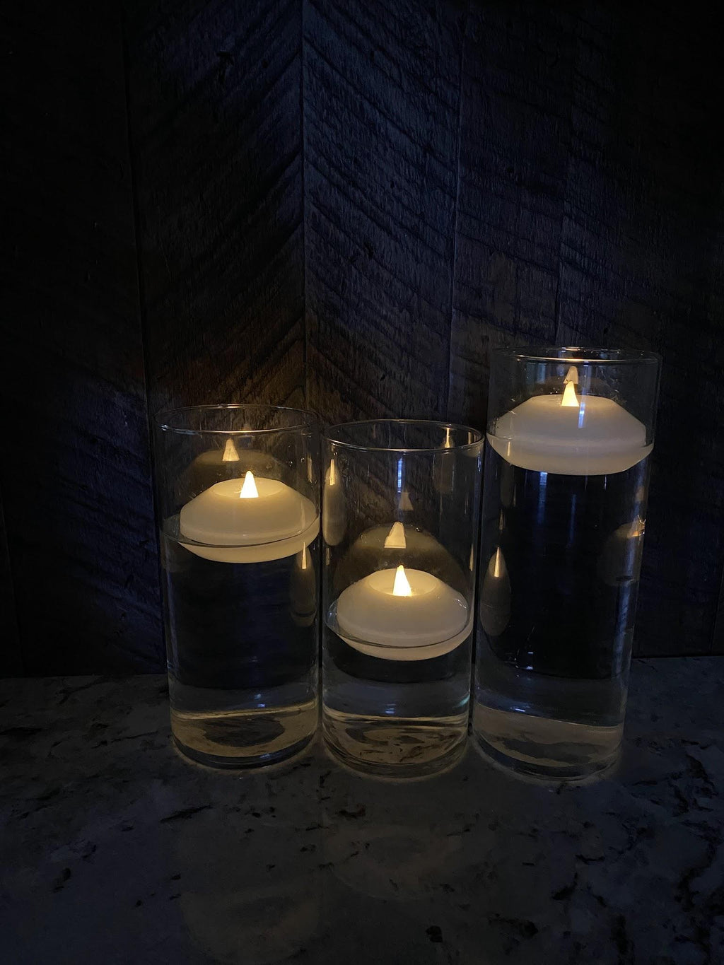 Flameless Floating Candles