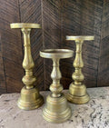 Gold Flameless Candle Holders