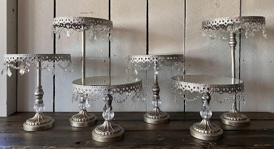 Silver Dessert Display Collection