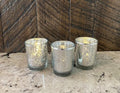 Glass Silver Votives